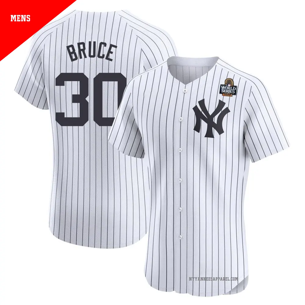 Men's #30 Jay Bruce New York Yankees Gray Limited Away 2024