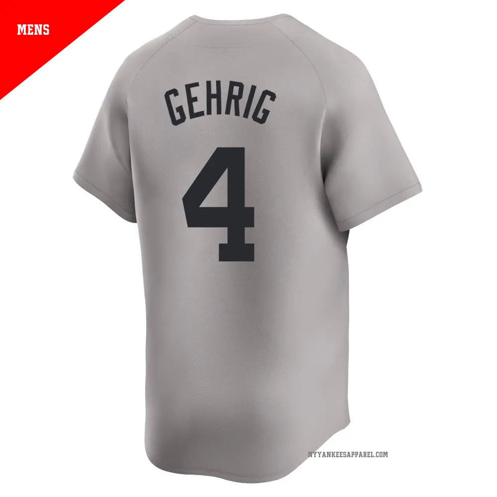 Nike Men's New York Yankees White Lou Gehrig #4 Limited