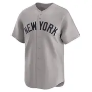 Men's #4 Lou Gehrig New York Yankees Gray Limited Away Jersey