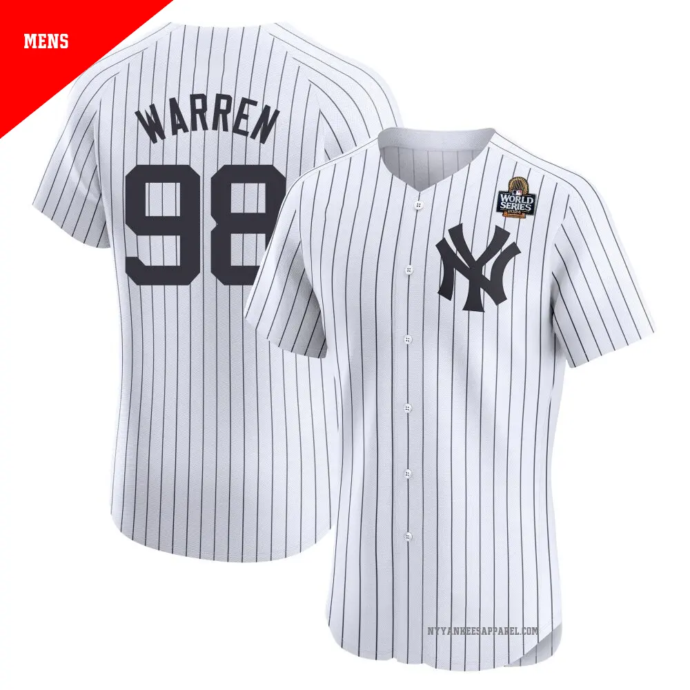 New York Yankees ユニフォーム XL Women's #98 Will Warren New York Yankees Gray Replica Road
