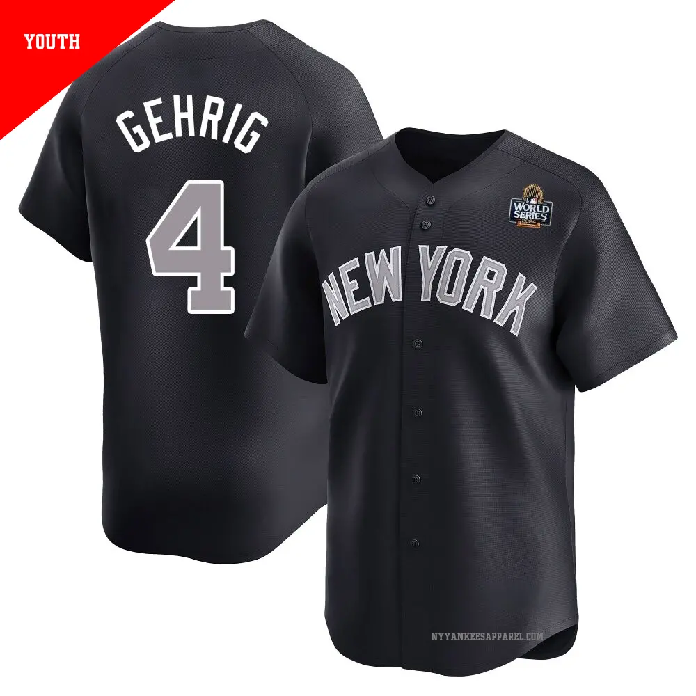 Lou Gehrig #4 New York Yankees 1939 Mitchell & Ness White