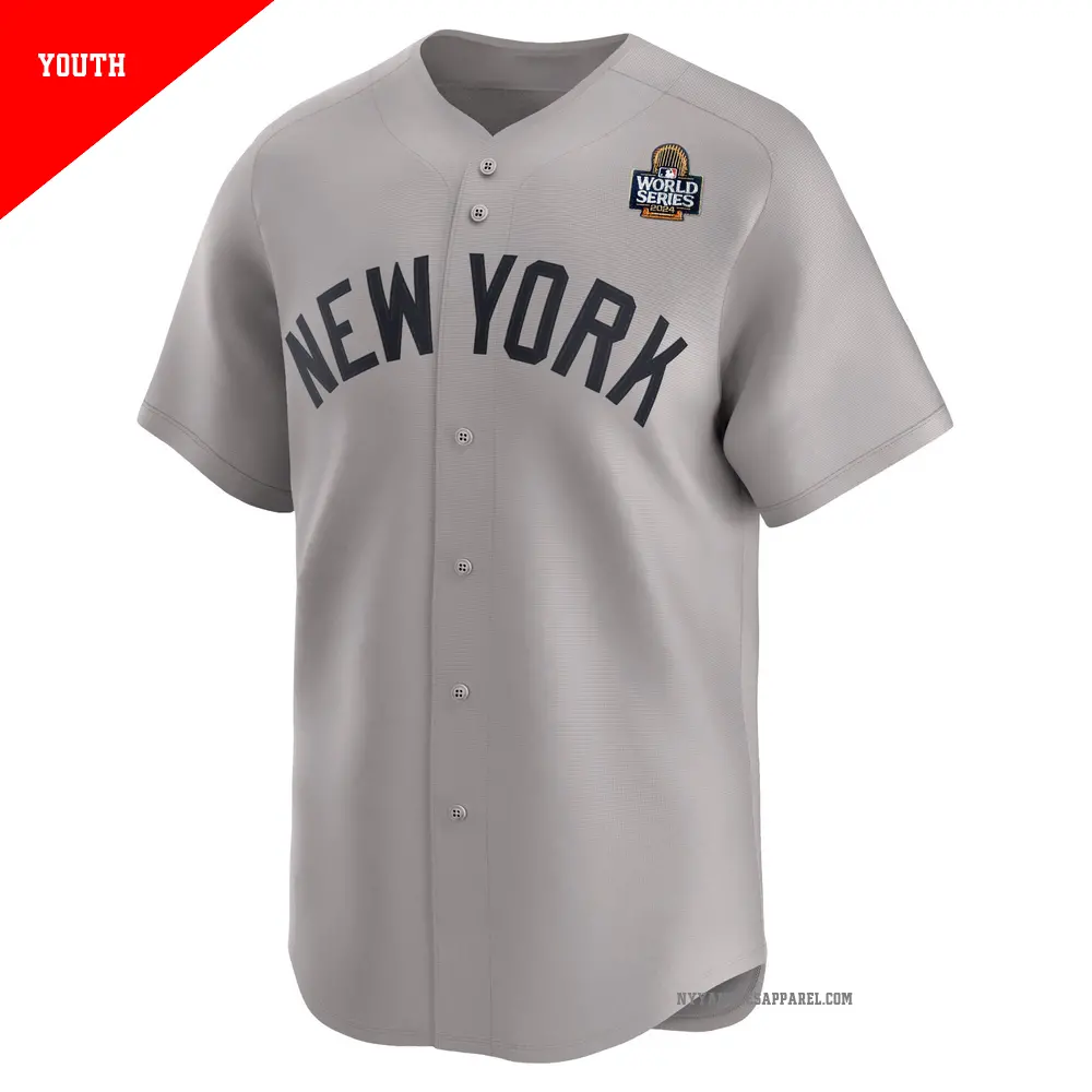Youth #54 Max Fried New York Yankees Gray Limited Away 2024